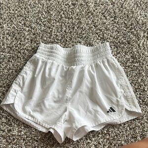 Adidas Women's White Athletic Shorts